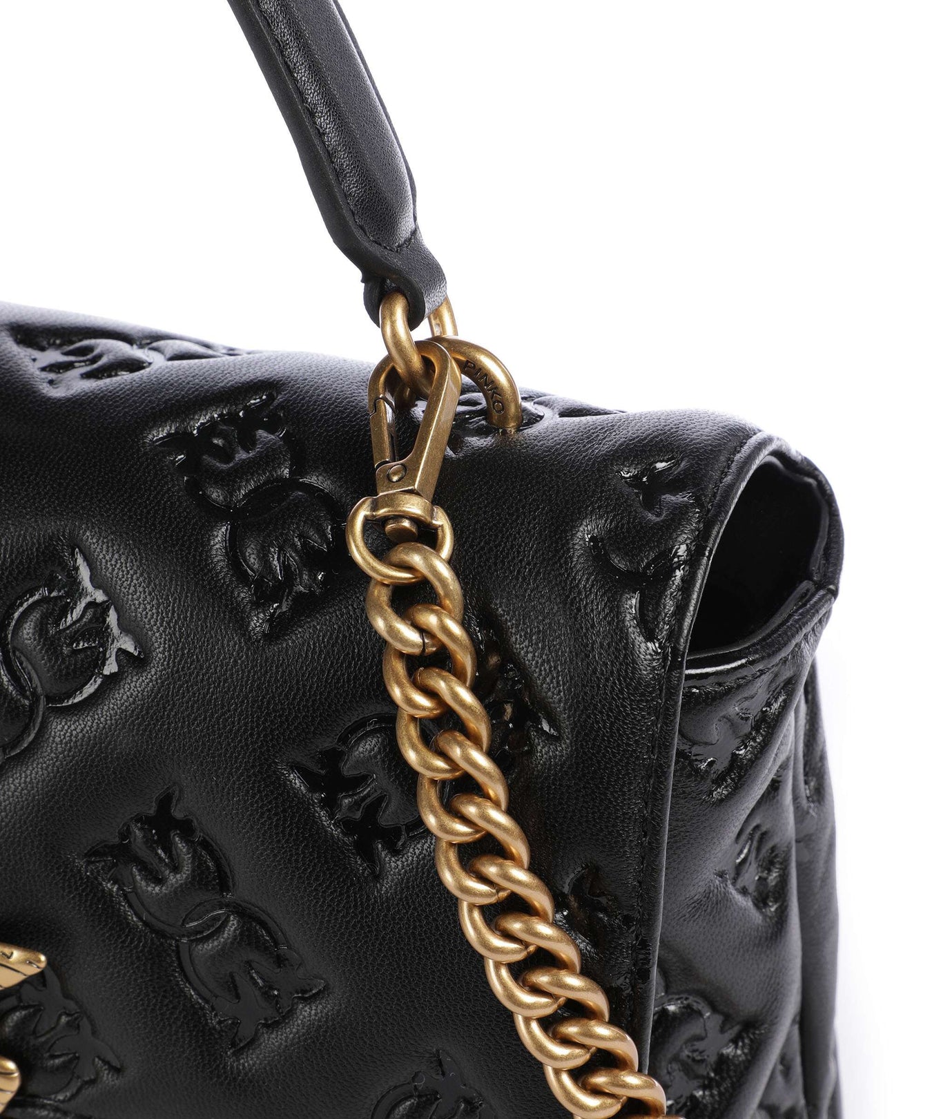 Pinko Love Lady Puff Classic Handbag nero/antique gold