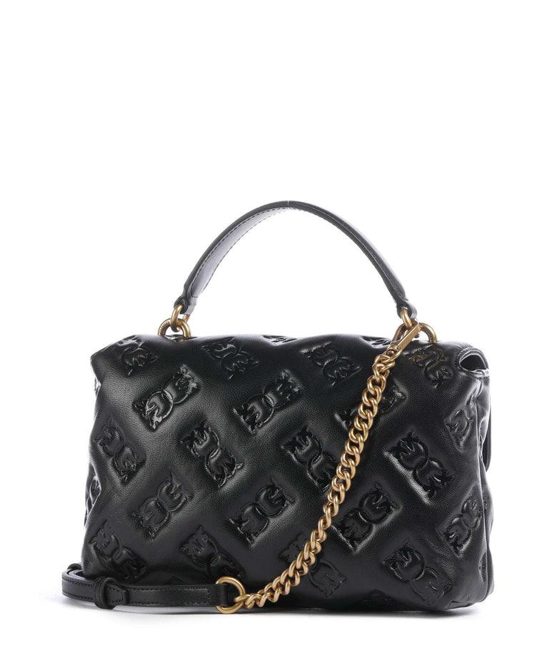 Pinko Love Lady Puff Mini Handbag nero/antique gold