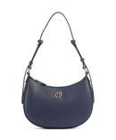 Pinko Half Moon Mini Bolsa tiracolo blu indaco ombroso/antique gold