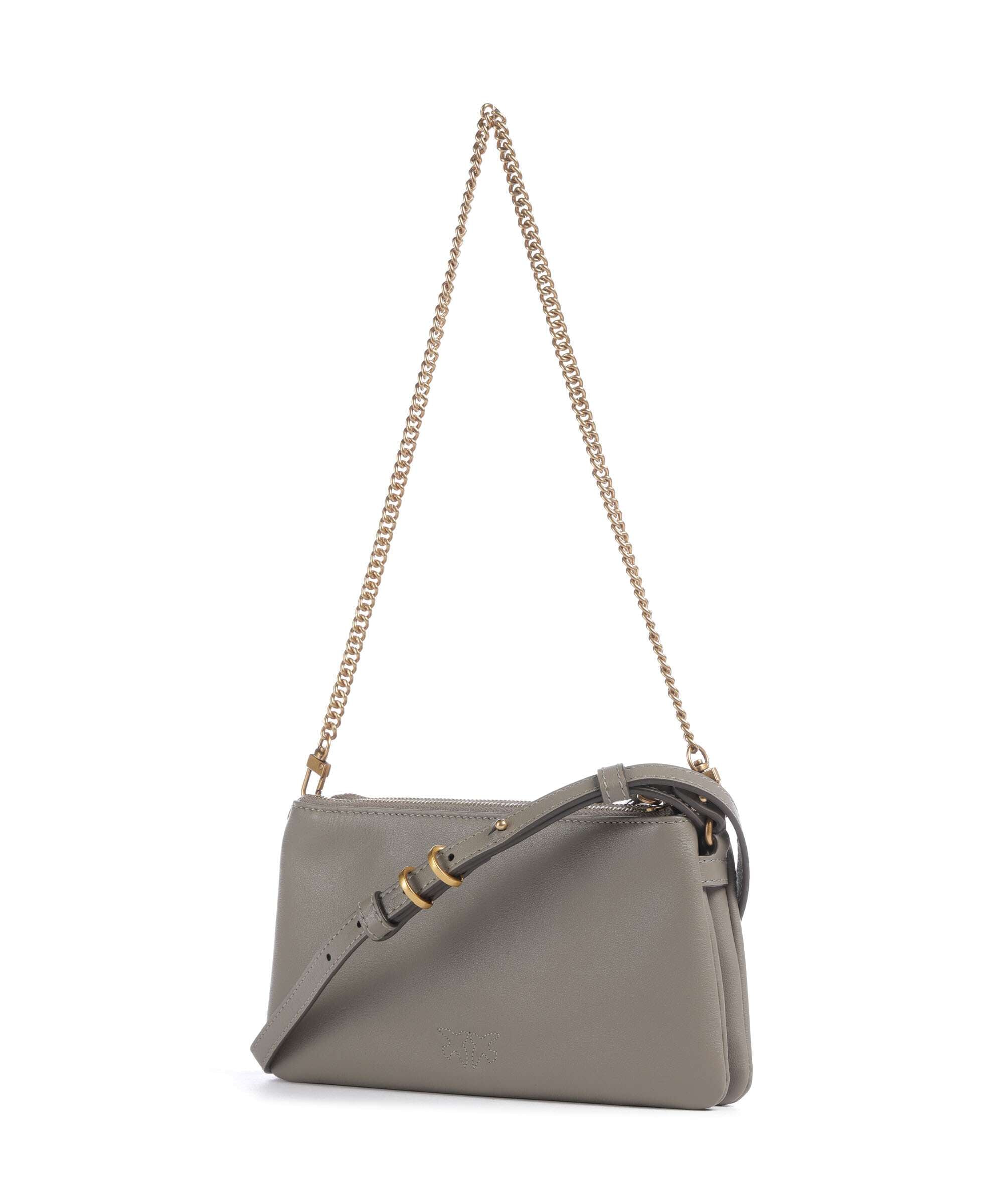 Pinko Double Mini Shoulder bag noce/antique gold