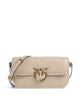 Pinko Love Box Baguette Bolsa tiracolo beige/grigio fumo/antique gold
