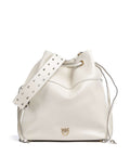 Pinko Secchiello Classic Bucket bag bianco seta/antique gold
