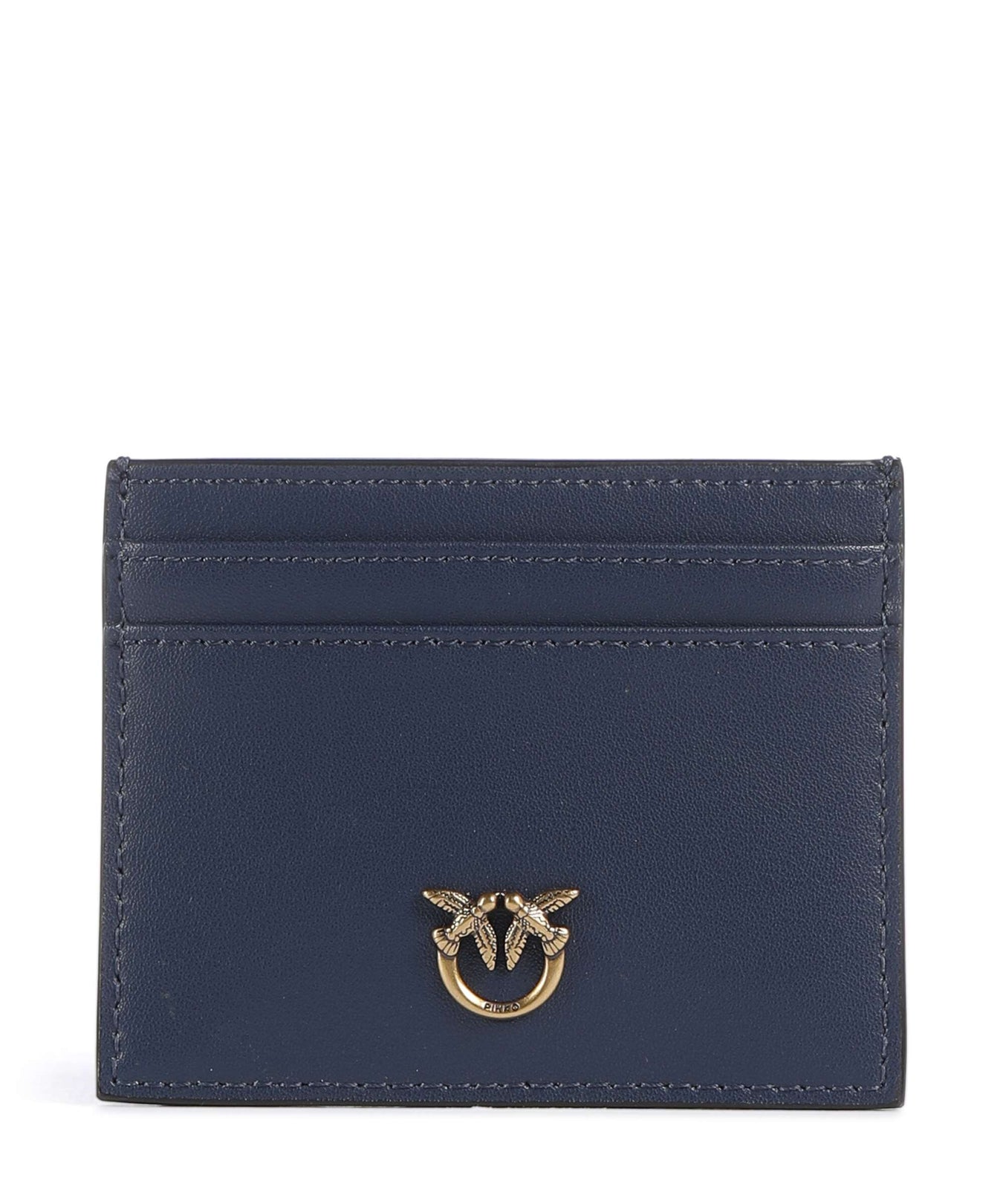 Pinko Credit card holder blu indaco ombroso/antique gold
