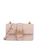 Pinko Love One Mini Bolsa tiracolo cipria/antique gold