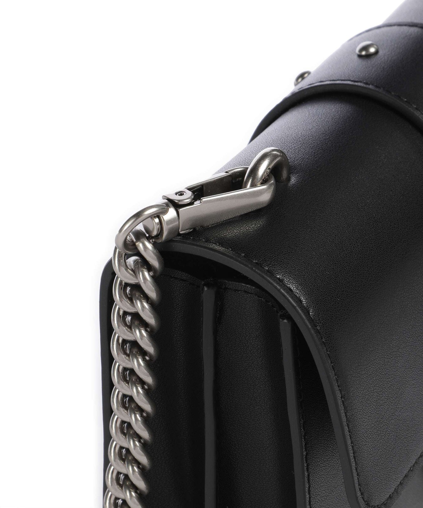 Pinko Love One Mini Crossbody bag nero/old silver