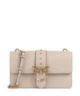 Pinko Love One Classic Bolsa tiracolo beige/grigio fumo/antique gold