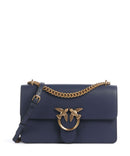 Pinko Love One Classic Bolsa tiracolo blu indaco ombroso/antique gold
