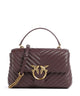 Pinko Love Lady Puff Classic Bolsa cioccolato amaro/antique gold