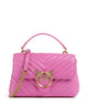Pinko Love Lady Puff Mini Bolsa rosa flogo/antique gold