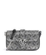 Pinko Love One Baby Slouchy Bolsa tiracolo argento/nickel lucido
