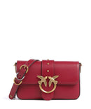 Pinko Love One Mini Slouchy Charms Bolsa tiracolo rosso lampone/antique gold