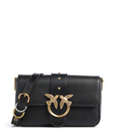 Pinko Love One Mini Slouchy Charms Bolsa tiracolo nero/antique gold
