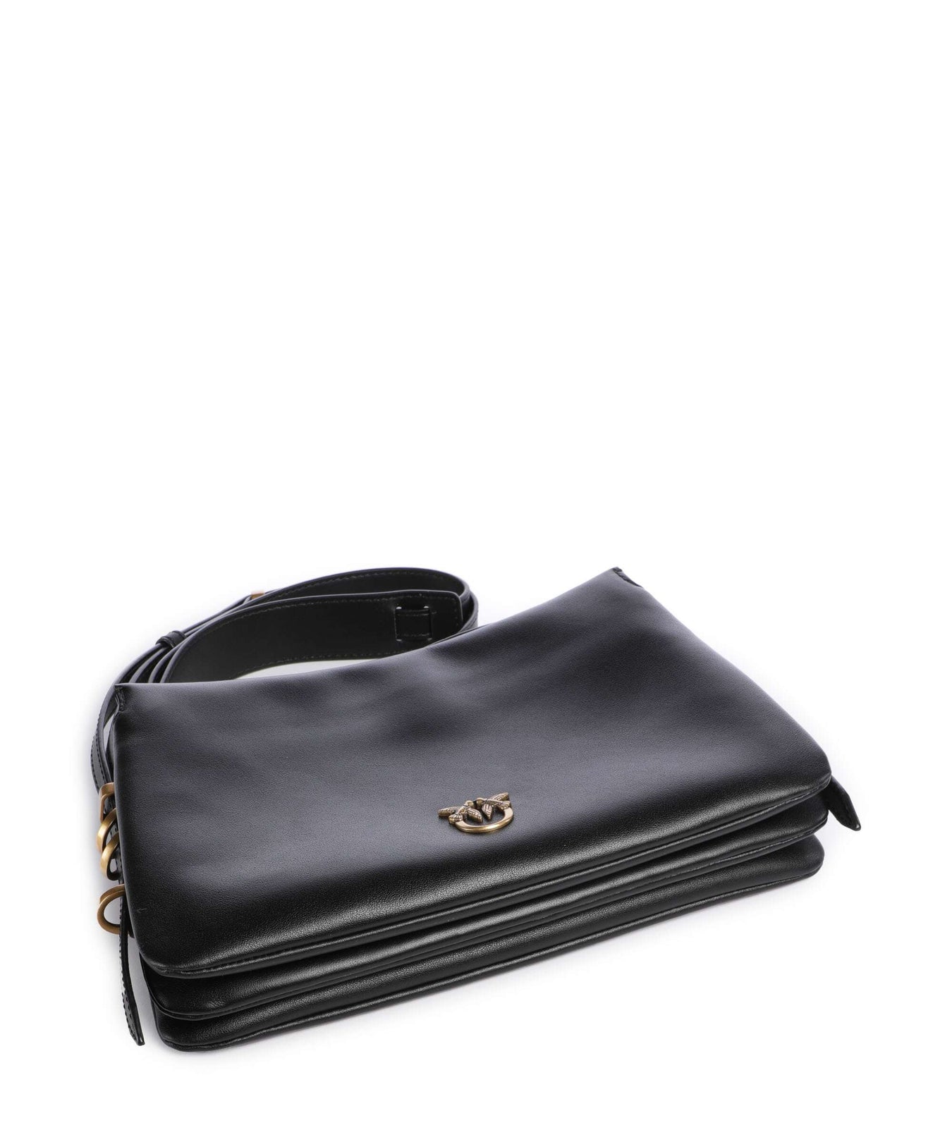 Pinko Triplet Mini Crossbody bag nero/antique gold