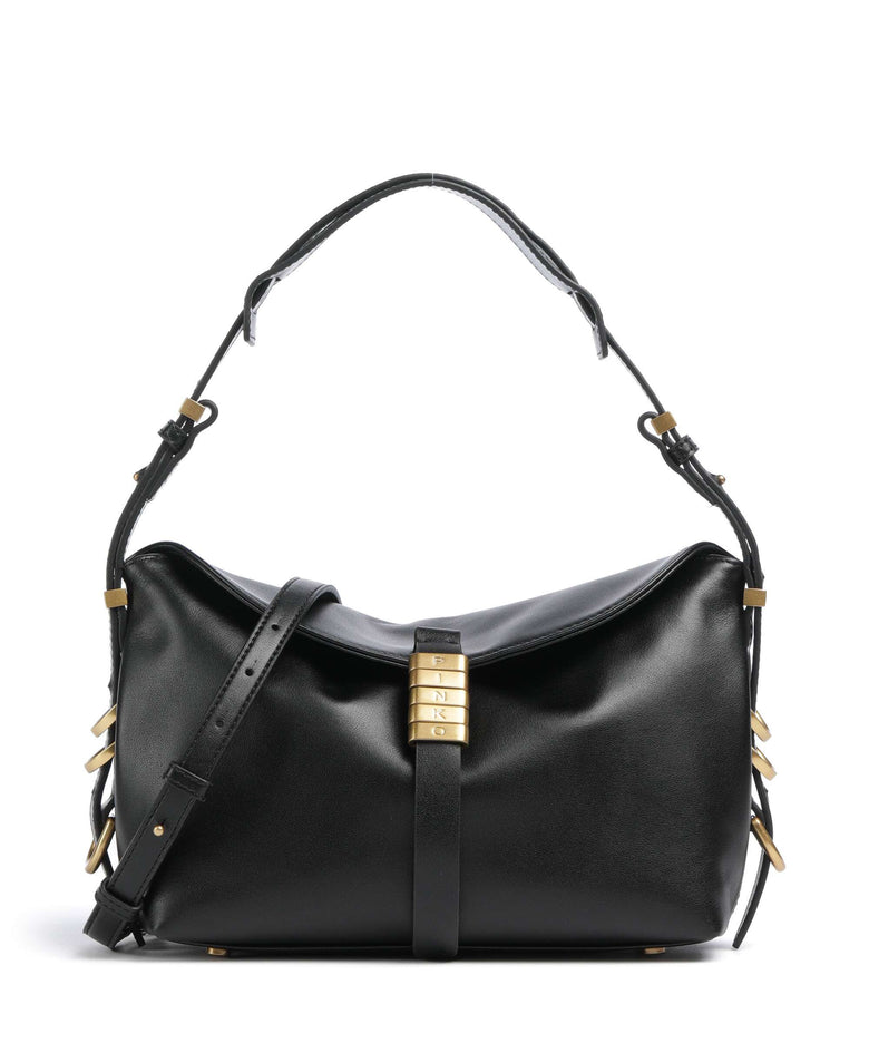Pinko Saddle Baguette Mini Shoulder bag nero/antique gold