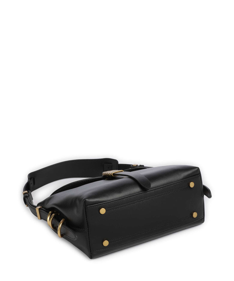 Pinko Saddle Baguette Mini Shoulder bag nero/antique gold