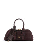 Pinko Bowling Baguette Bolsa rosso mogano/antique gold