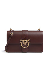 Pinko Love One Classic Bolsa tiracolo rosso vino/antique gold