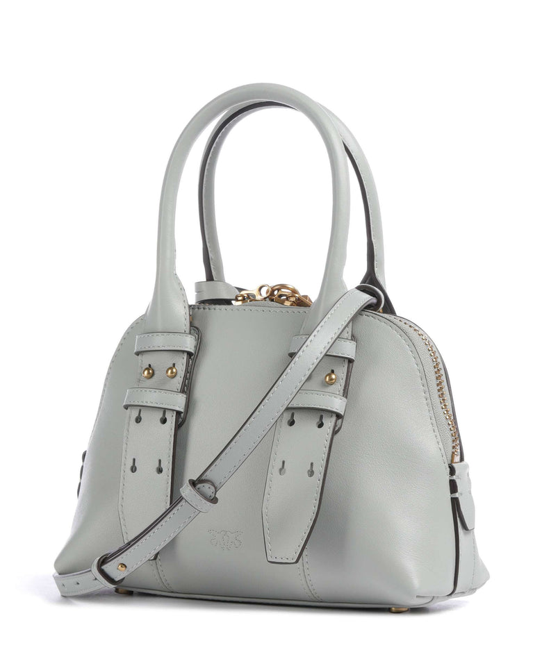 Pinko Bowling Mini Handbag grigio perla/antique gold