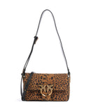 Pinko Love One Mini Slouchy Bolsa tiracolo brown