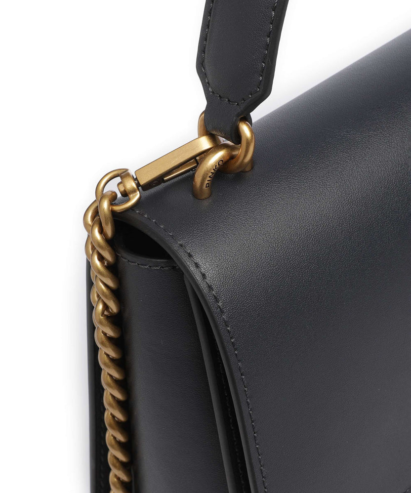 Pinko Love One Classic Handbag grigio asfalto/antique gold