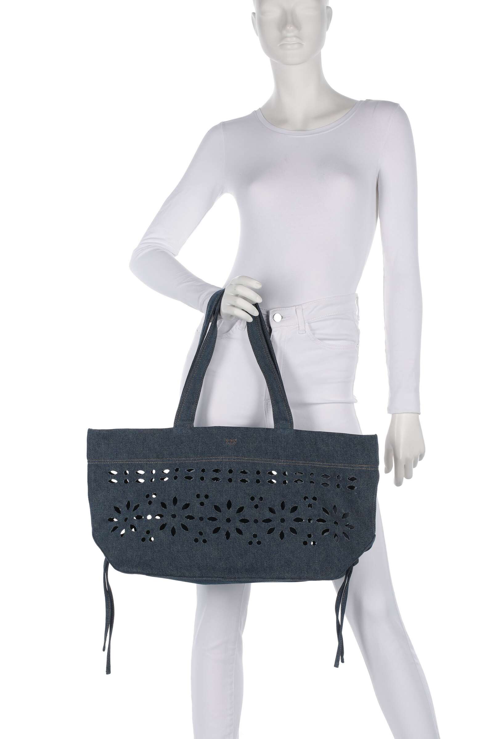 Pinko Tote bag lavaggio marmorizzato/old nick
