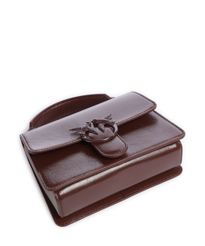Pinko Love One Mini Handbag burgundy wine