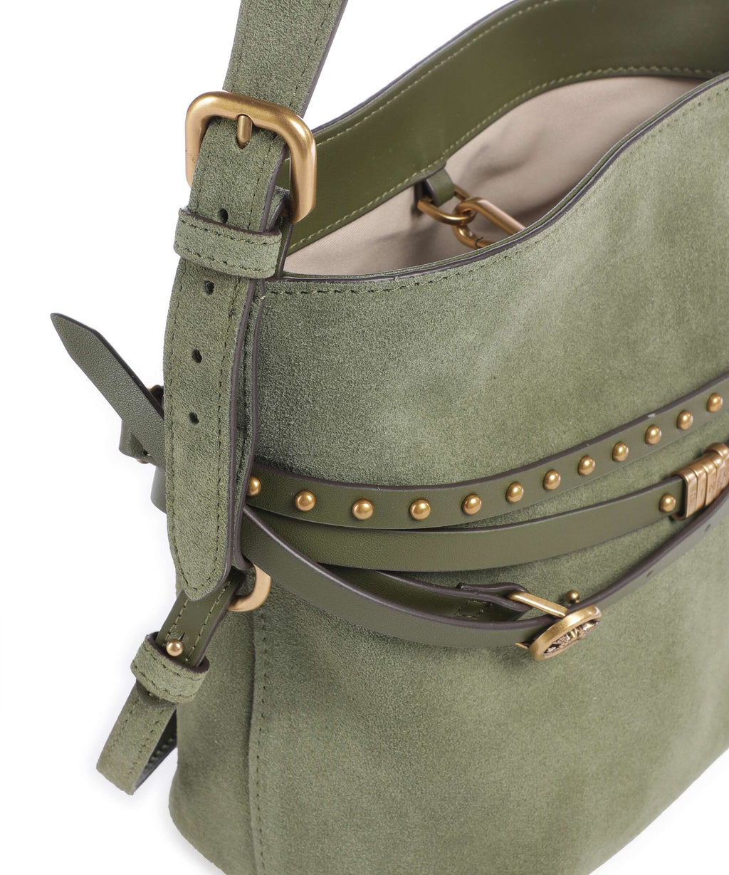 Pinko Belt Mini Bucket bag oliva capulet/antique gold