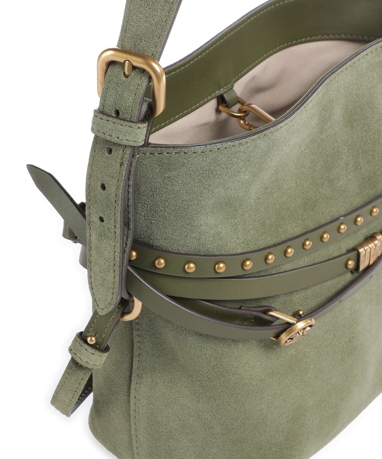 Pinko Belt Mini Bucket bag oliva capulet/antique gold