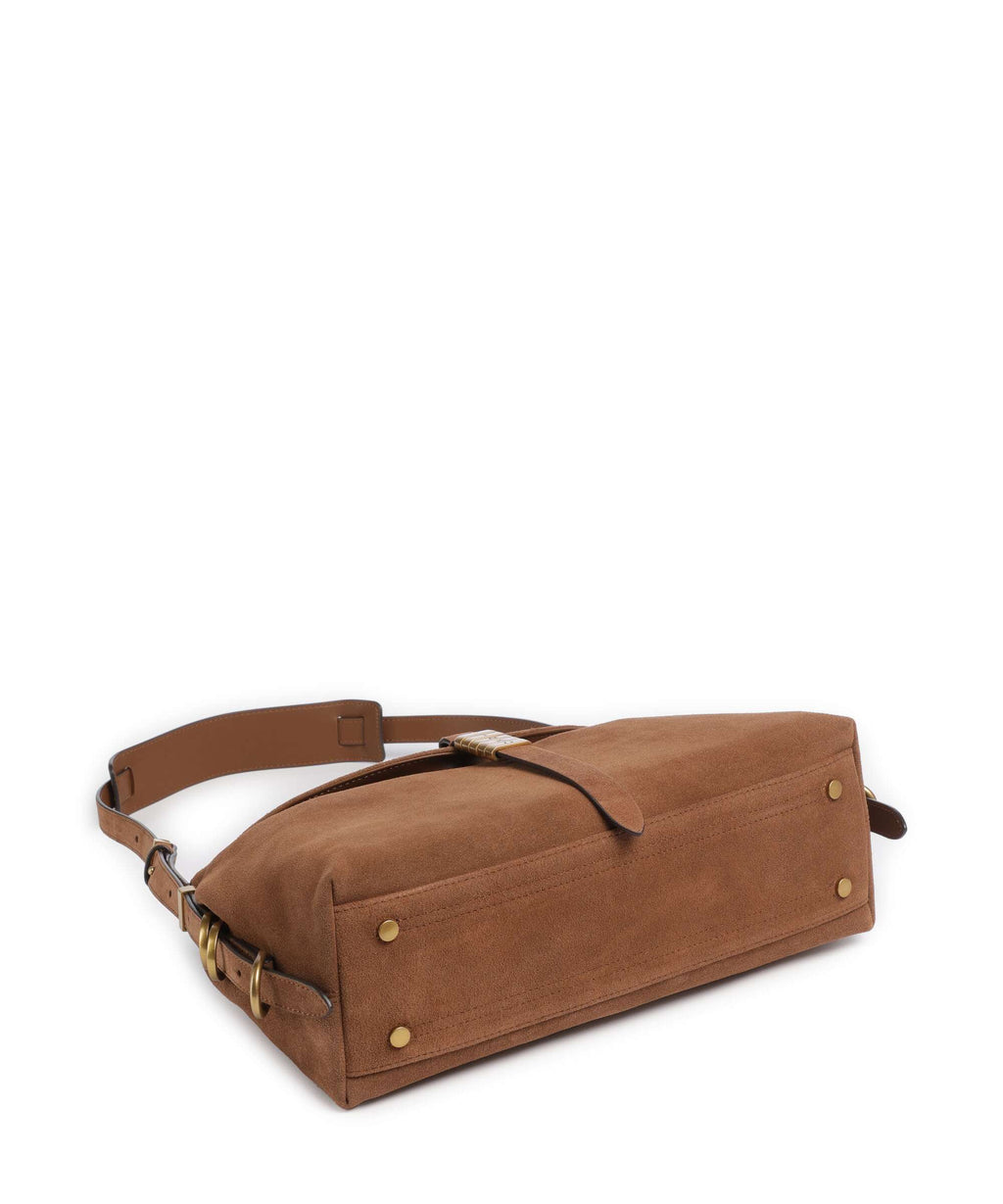 Pinko Saddle Classic Hobo bag marrone/leone/antique gold