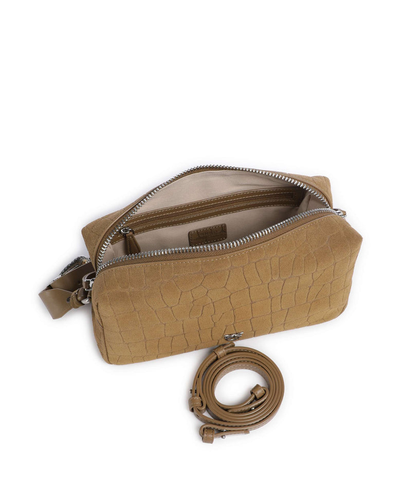 Pinko Shoulder bag verde canguro/old silver