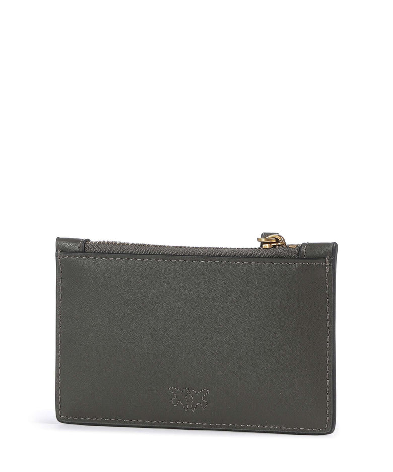 Pinko Airone Credit card holder verde fango/antique gold