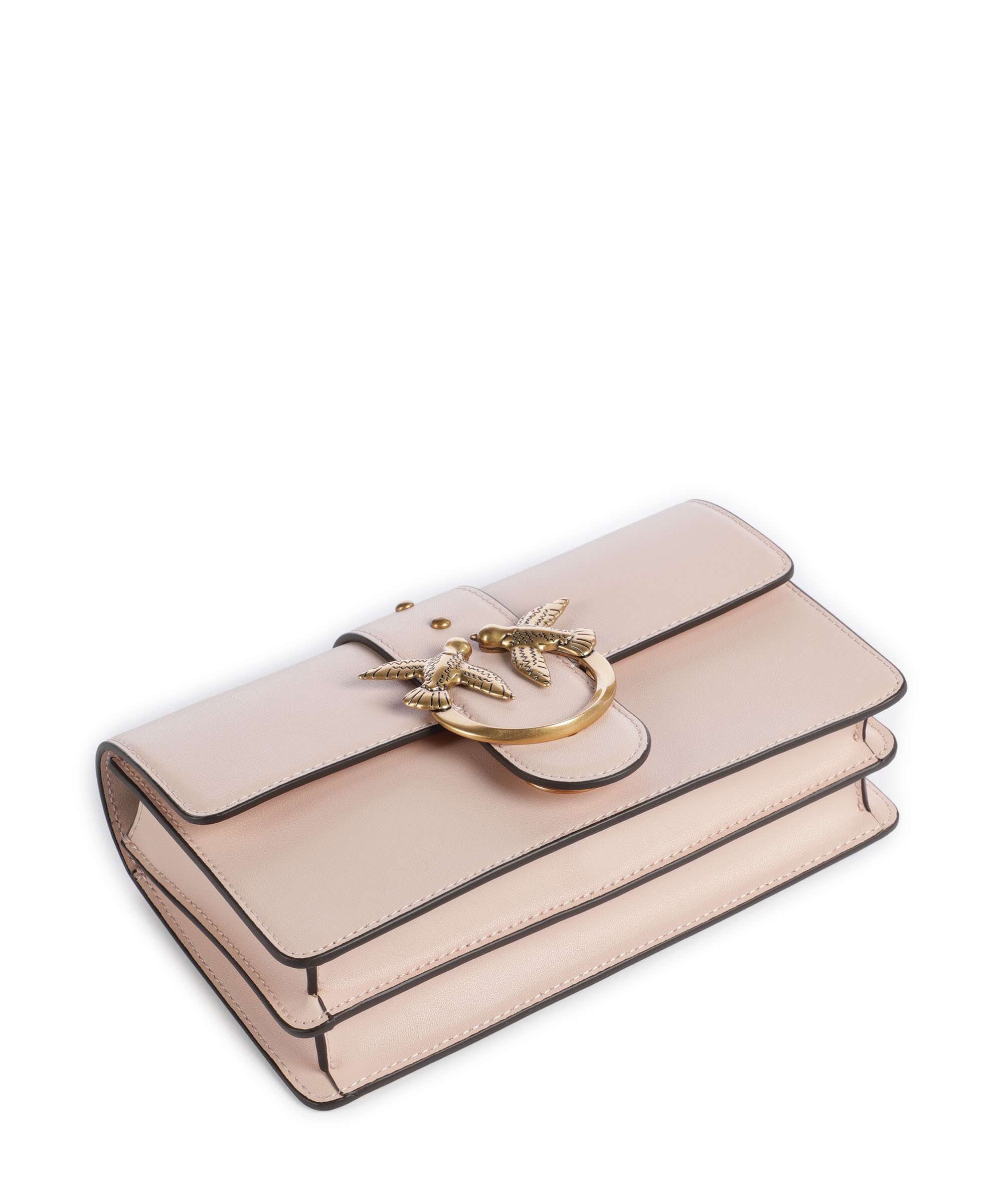 Pinko Love One Mini Crossbody bag rosa cammeo/antique gold