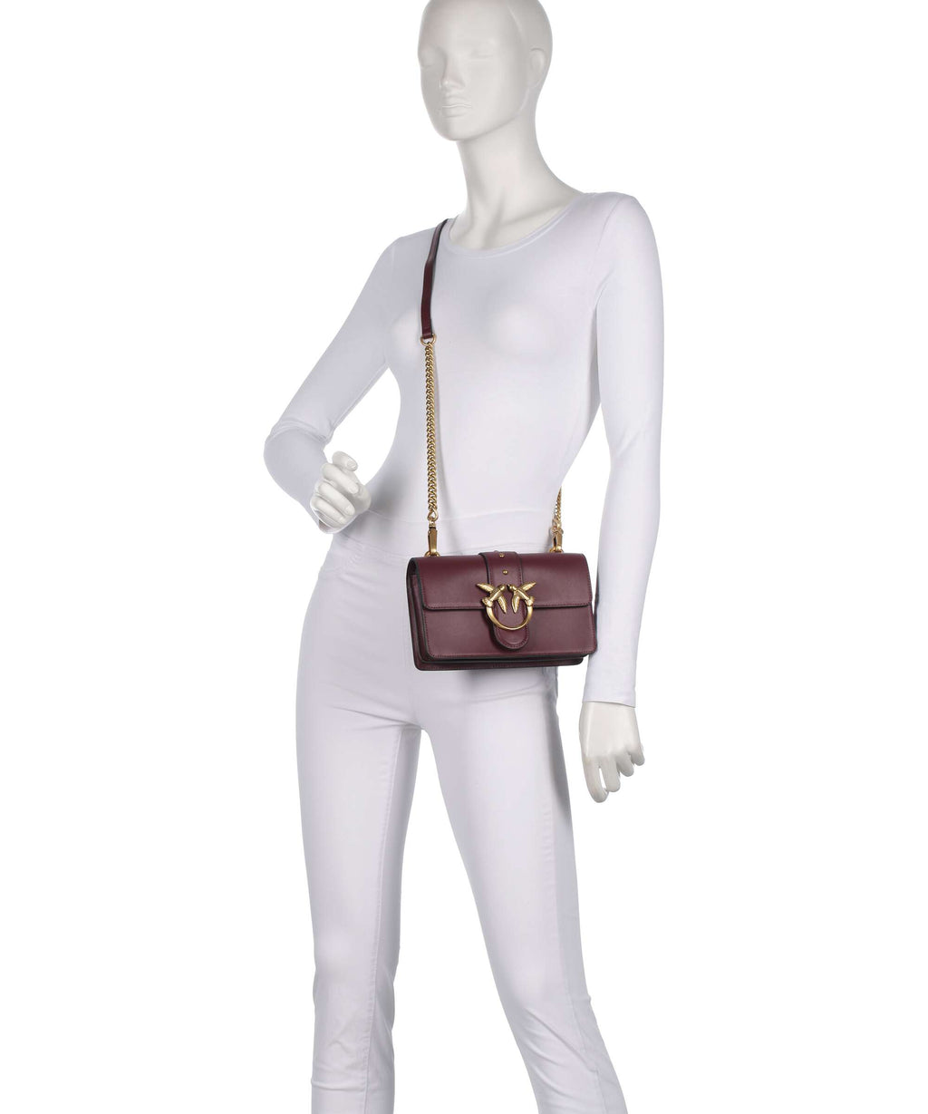 Pinko Love One Mini Crossbody bag ribes intenso/antique gold