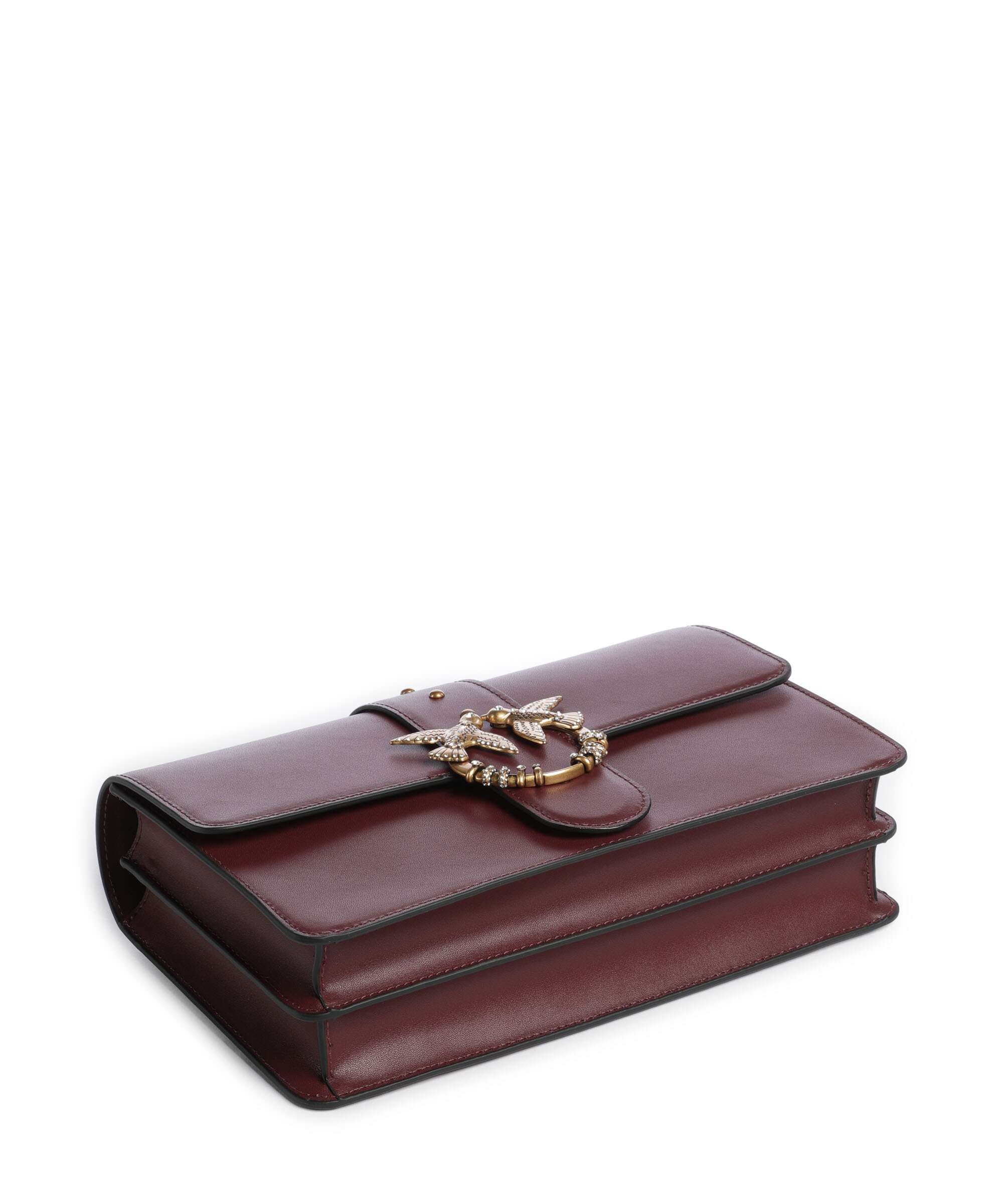 Pinko Love One Classic New Buckle Crossbody bag ribes intenso/antique gold