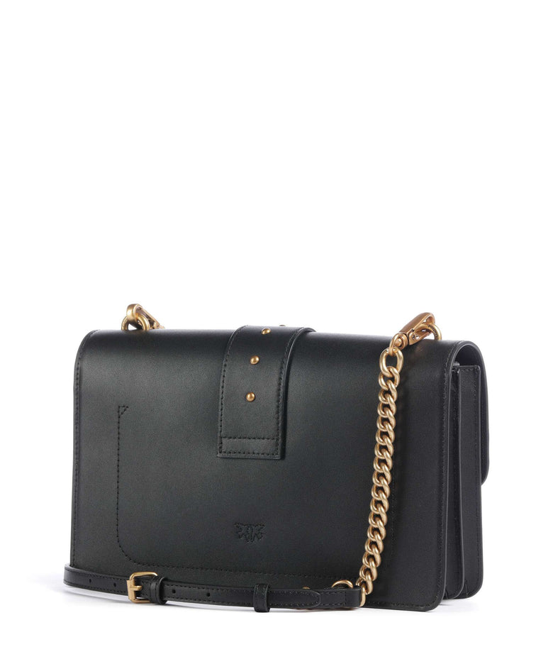 Pinko Love One Classic New Buckle Crossbody bag nero/antique gold