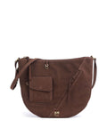 Pinko Luna Big Hobo bag castano intenso/matt gold