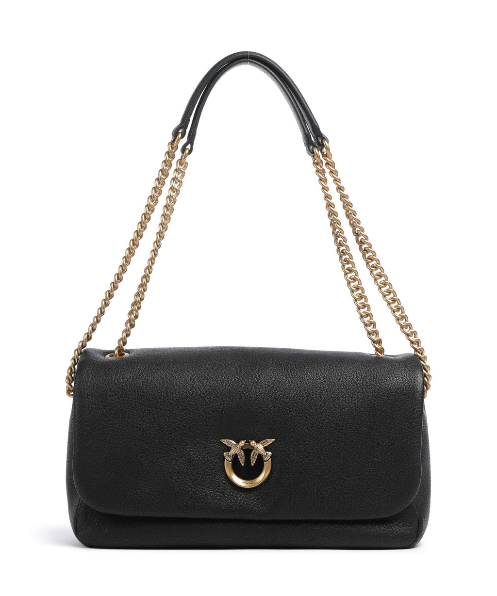 Pinko Click Soft Horizontal Chain Shoulder bag nero/antique gold