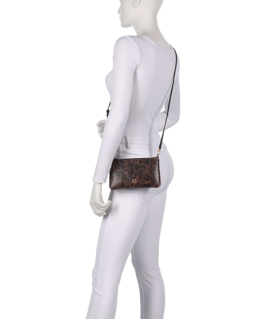 Pinko Flat Mini Crossbody bag roccia/marrone/antique gold
