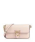 Pinko Love One Baby Slouchy Crossbody bag rosa cammeo/antique gold