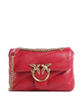 Pinko Love Puff Baby Shoulder bag rosso rio/antique gold