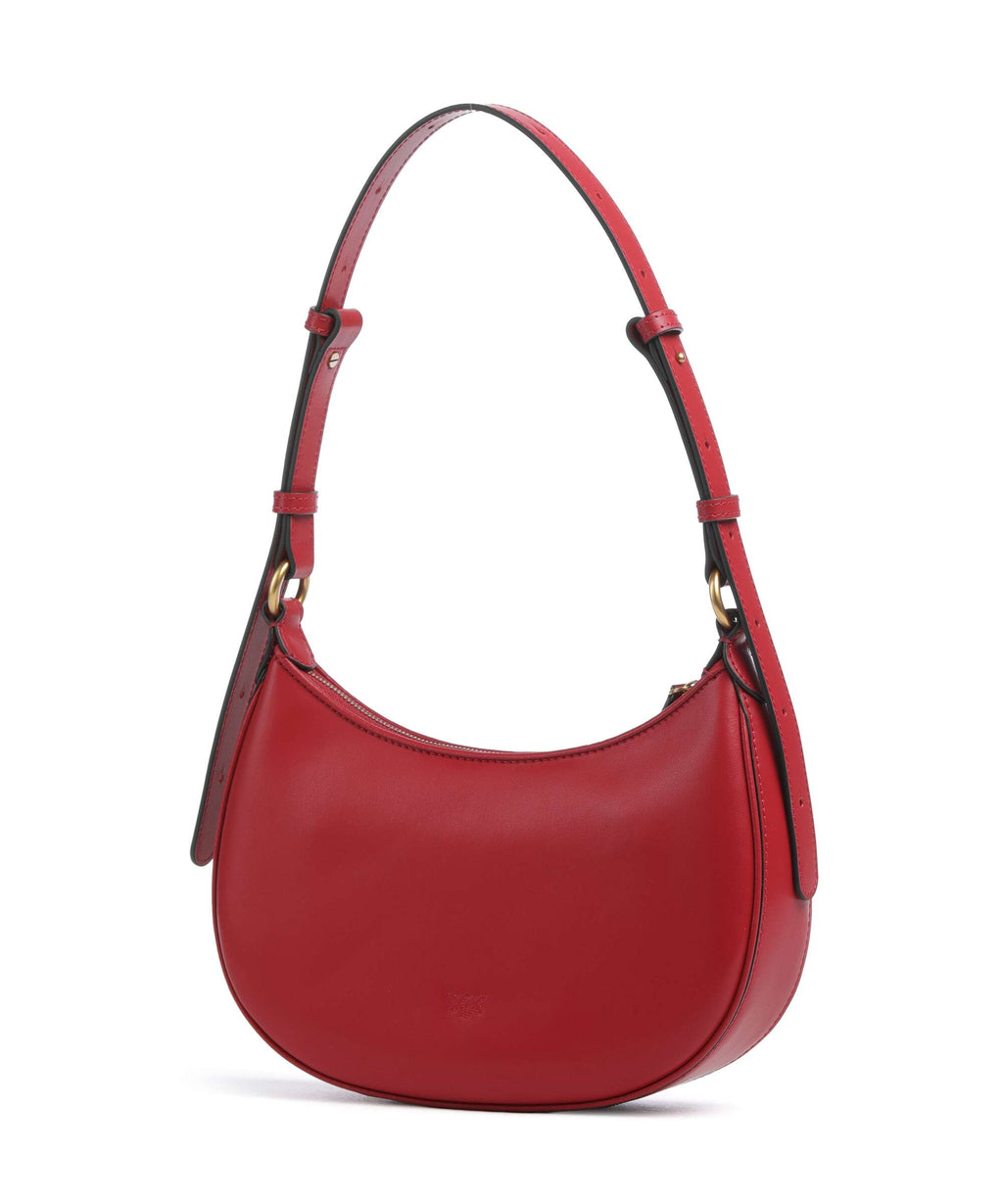 Pinko Half Moon Mini Shoulder bag rosso rio/antique gold