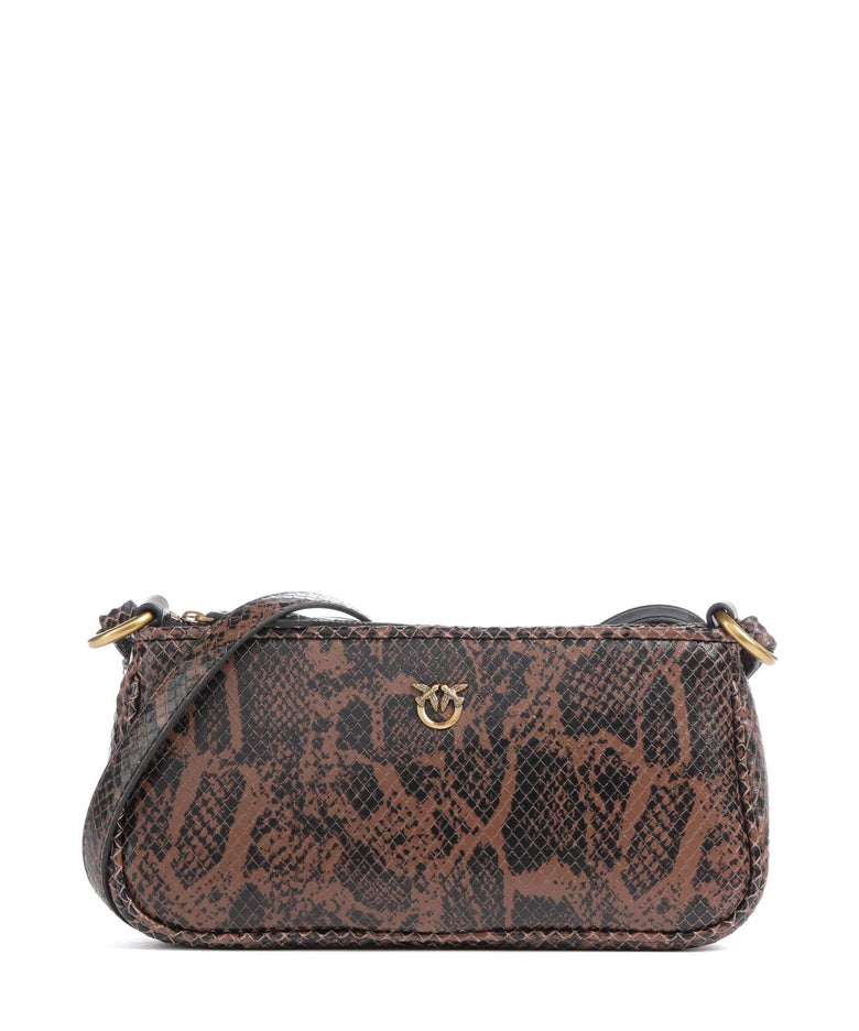 Pinko Half Moon Mini Crossbody bag roccia/marrone/antique gold