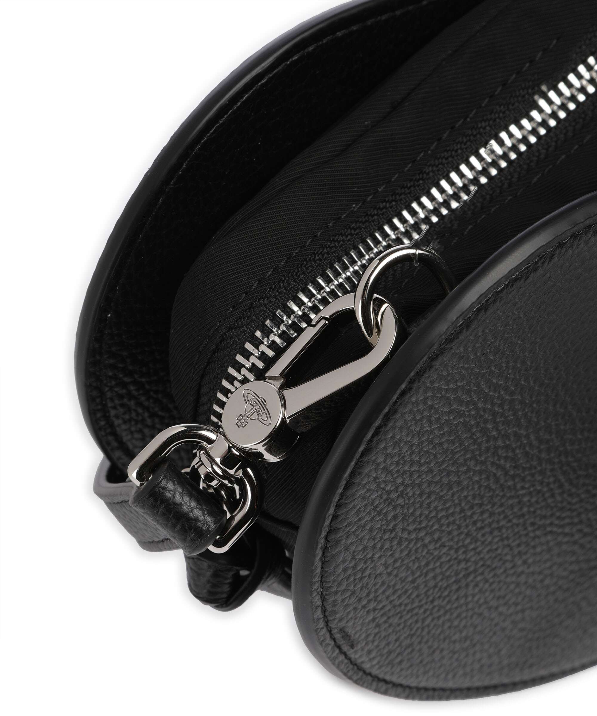 Vivienne Westwood Louise Heart Grain Crossbody bag black