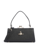 Vivienne Westwood Doll Frame Saffiano XL Bolsa black
