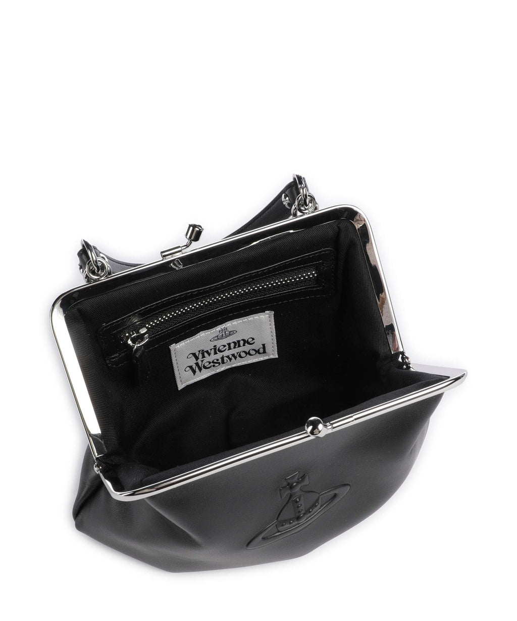 Vivienne Westwood Granny Frame Nappa Handbag black