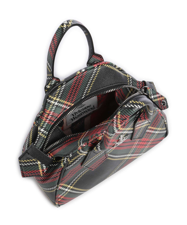 Vivienne Westwood Yasmine Saffiano Printed Small Handbag chelsea tartan