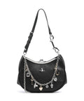 Vivienne Westwood Charm Frame Supple Shoulder bag black