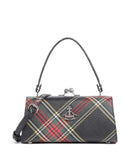 Vivienne Westwood Doll Frame Saffiano Printed XL Bolsa chelsea tartan