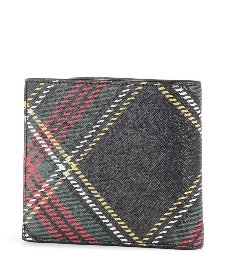 Vivienne Westwood Saffiano Printed Wallet chelsea tartan