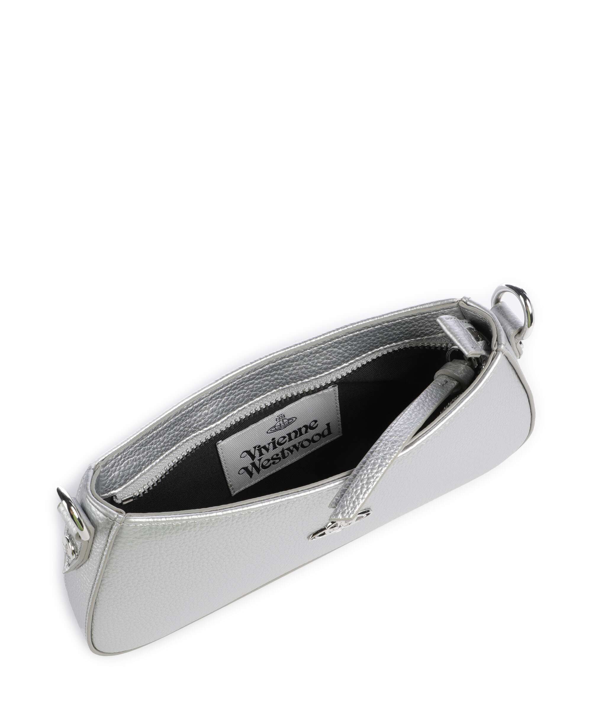Vivienne Westwood Tasha Grain Shoulder bag silver